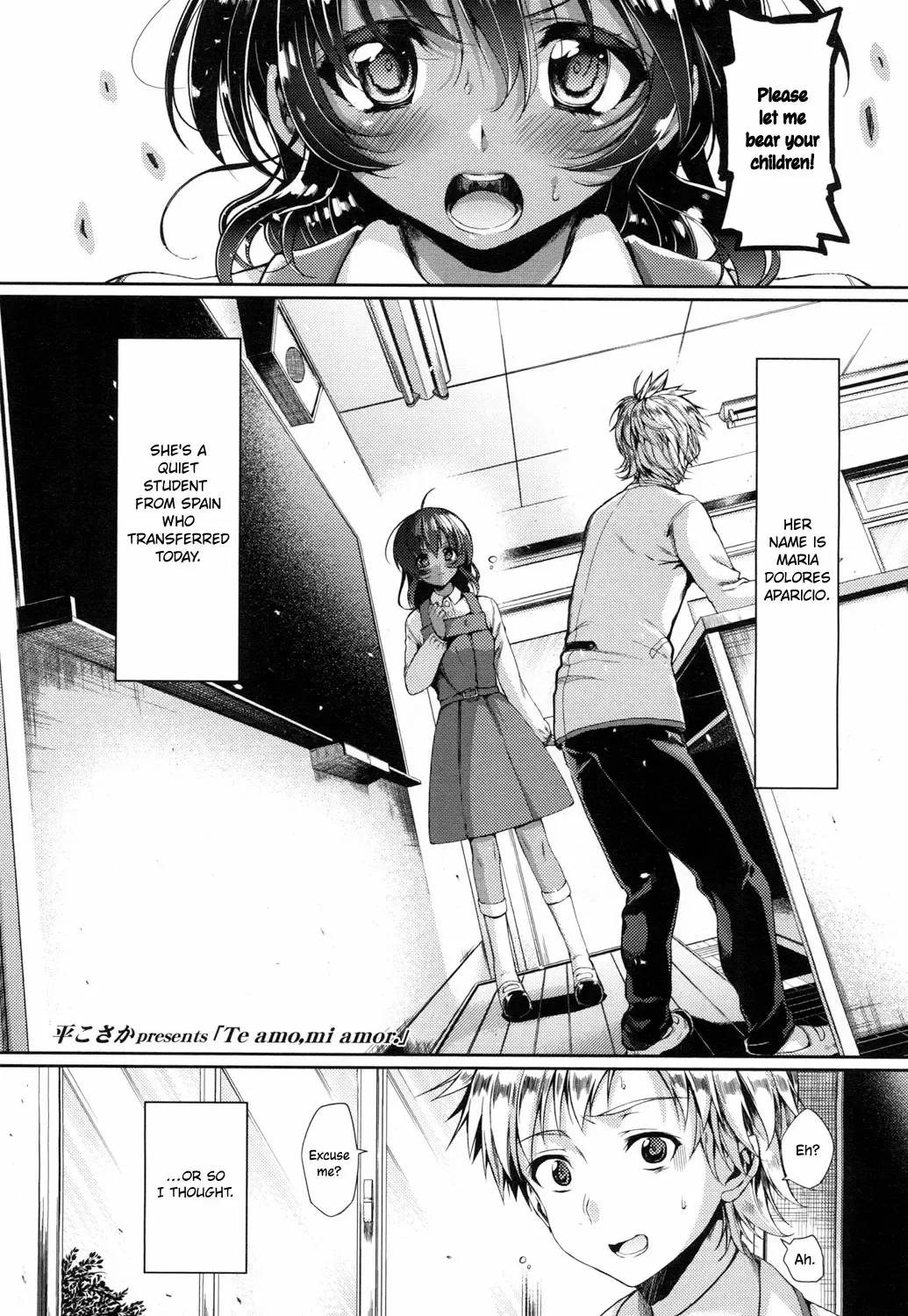[Taira Kosaka] Te amo, mi amor. Fhentai - Page 1