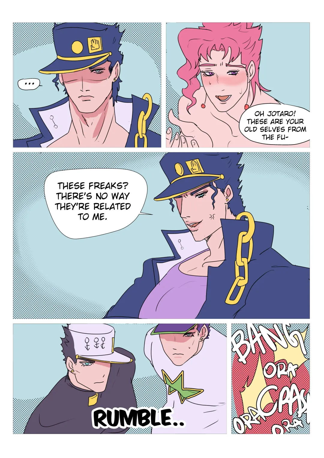 Double dolphin - Jojo's Bizarre Adventure Fhentai - Page 12