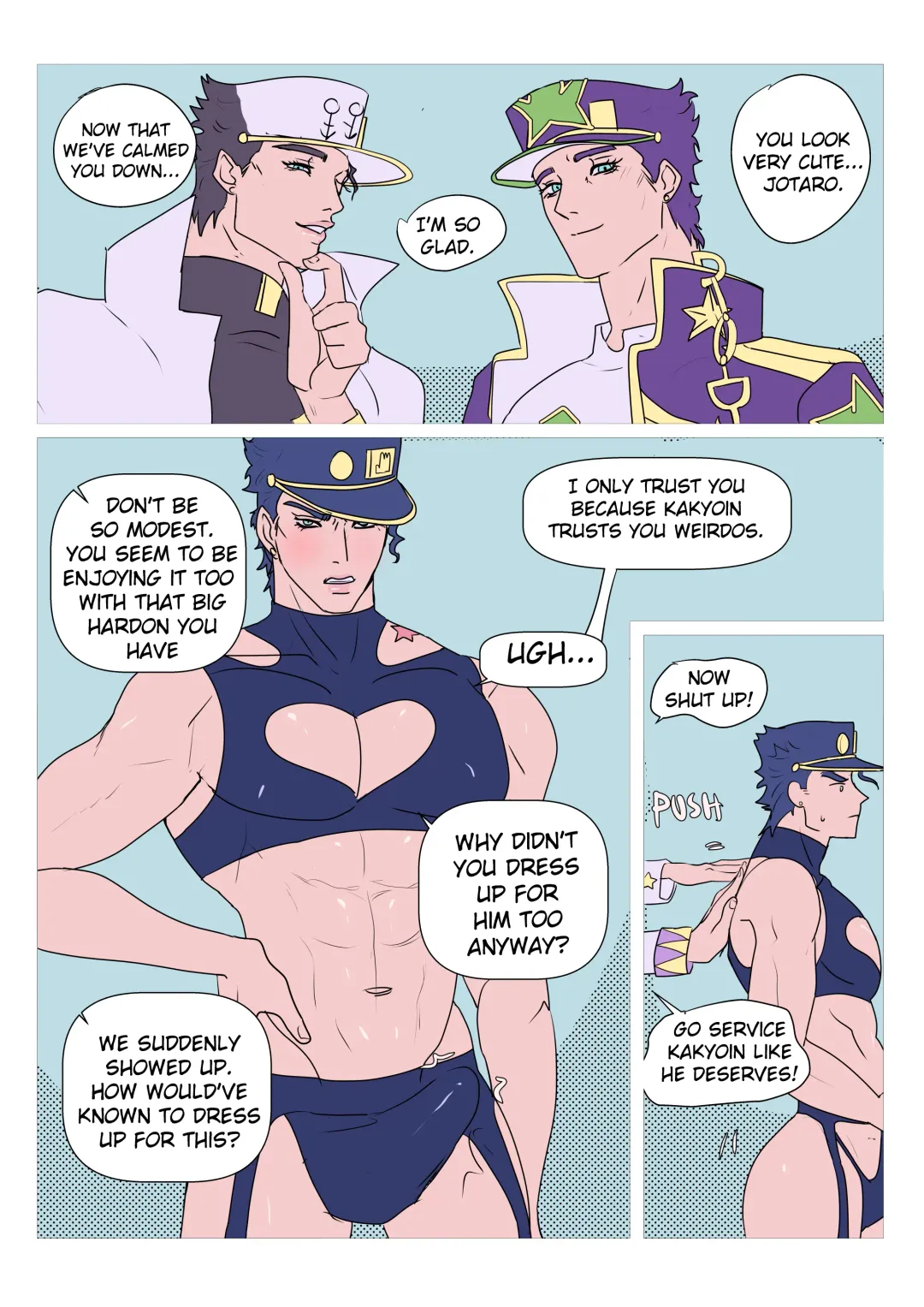 Double dolphin - Jojo's Bizarre Adventure Fhentai - Page 13