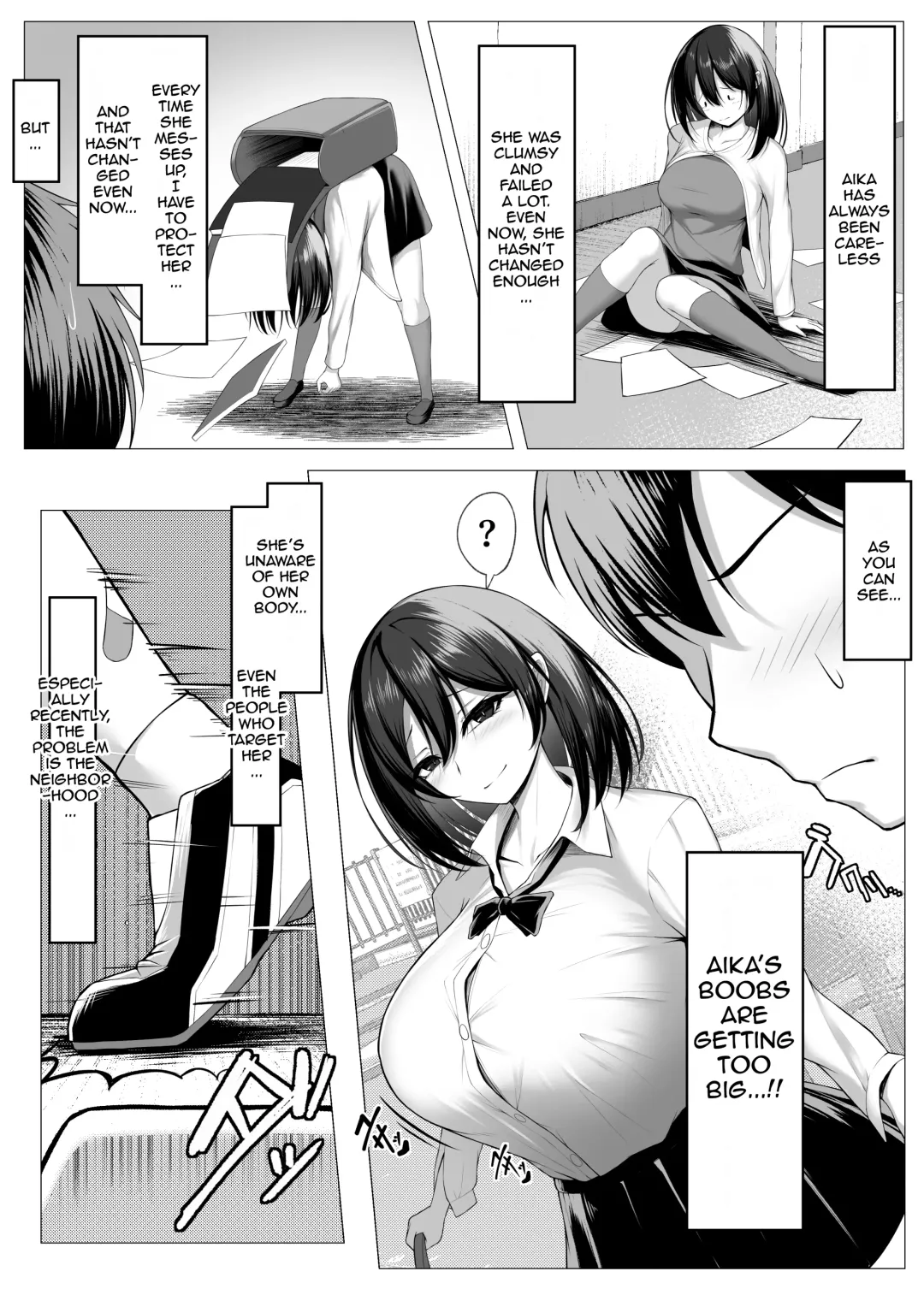 [Mikage] Ore no Dojikko Osananajimi ga Erogaki-domo no Seiyoku Shoriki ni Sareru Hanashi (Zenpen) | My Clumsy Childhood Friend is Being Turned into a Sex Doll by Horny Brats Fhentai - Page 4