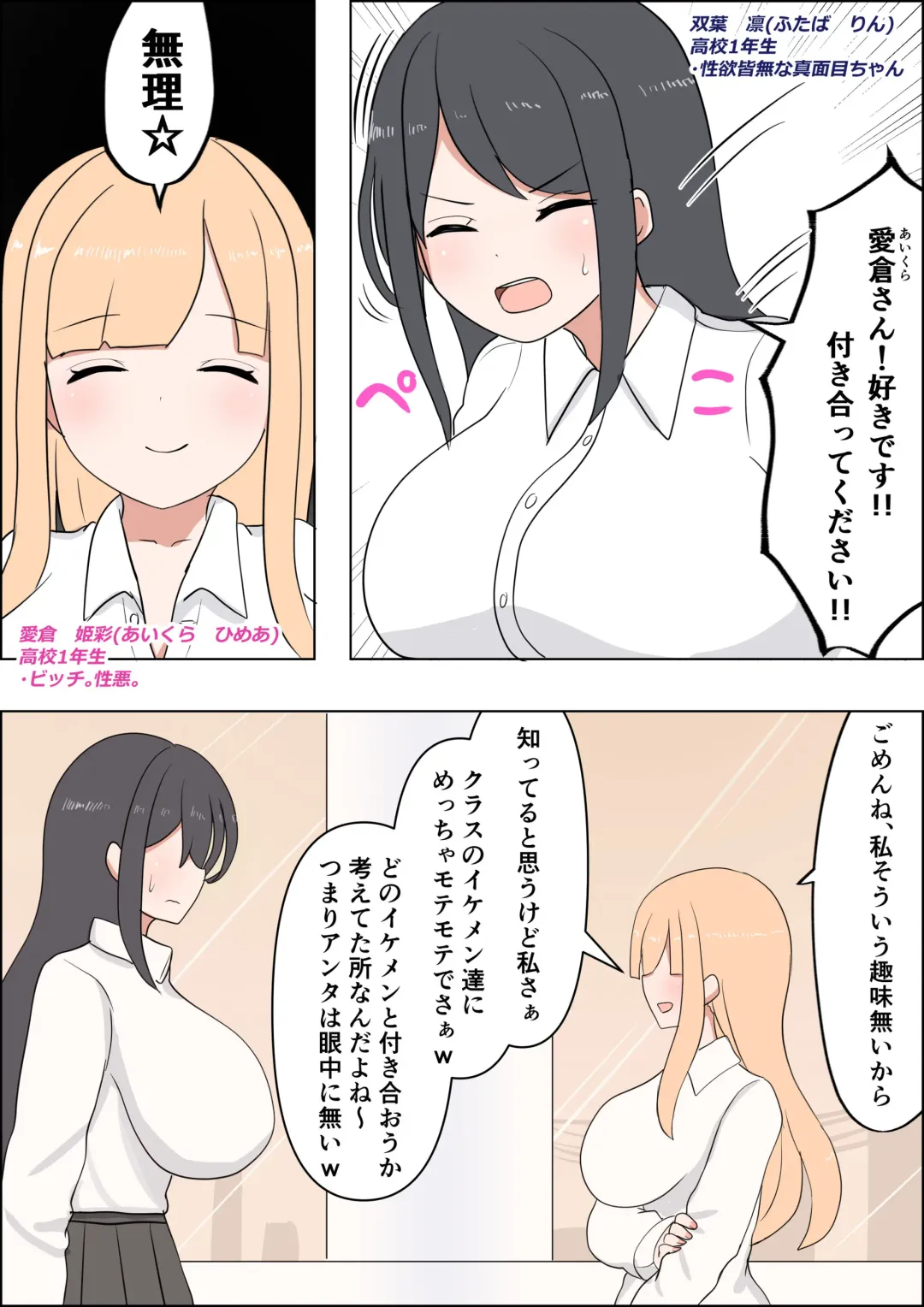 [Villiers Hyuno] Futanari Chinpo Hae Chatta JK Rin-chan ♥ Fhentai - Page 2