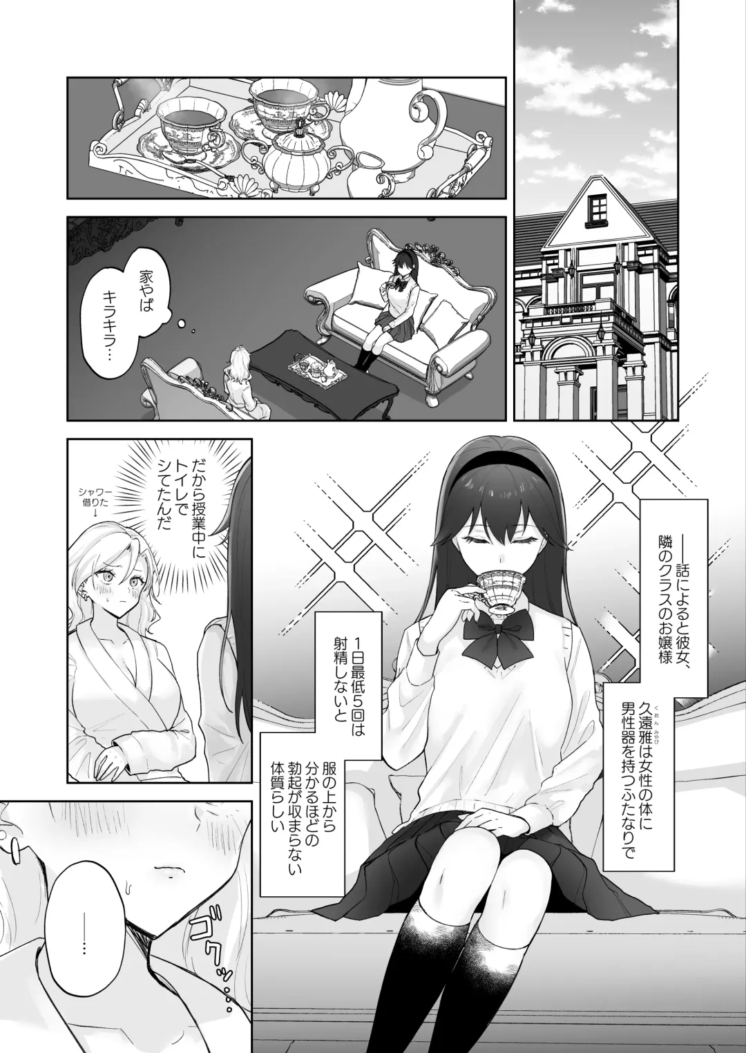 Shojo Gal, Futanari Ojou-sama no Onaho ni Naru Fhentai.net - Page 9