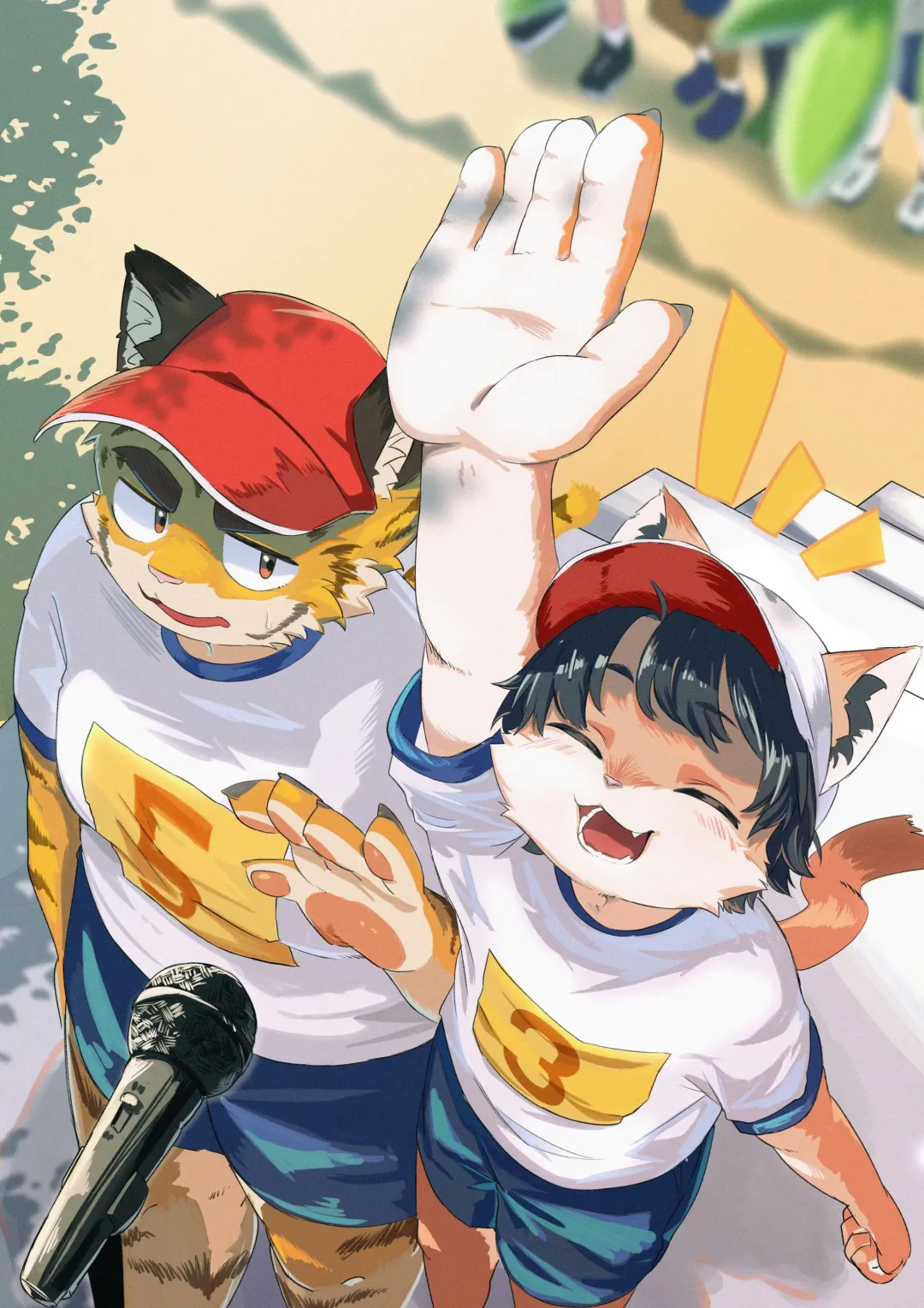 [Yosshii] MOFUMOFU Haru no dai undokai Fhentai - Page 3