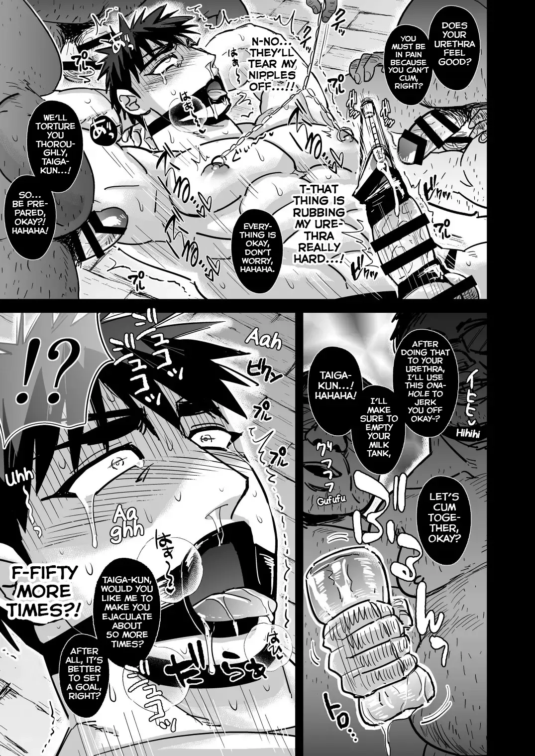 [Utsubo Kazura] Fukusuu Mob Oji-san ni Choukyou Sareru Kagami Taiga Fhentai - Page 21