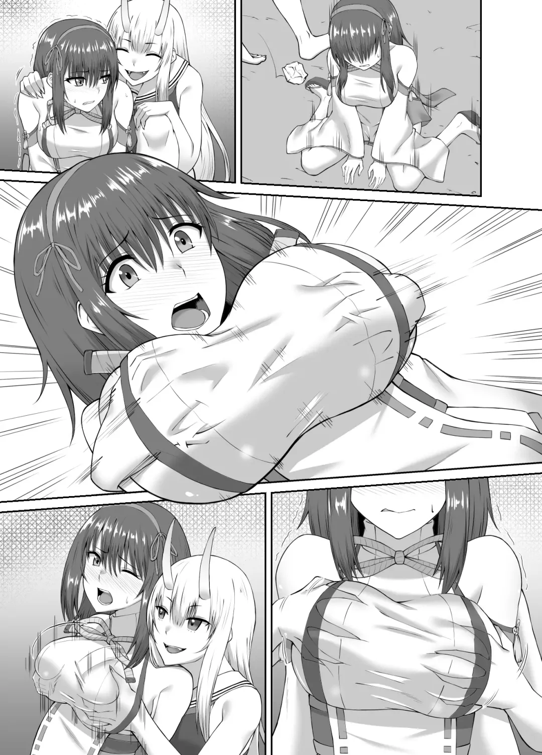 [Minase Yowkow] Taimashi Daraku Osen ~Futanari ni Ochita Taima Miko wa Inran Mesu Oni-ka~ Fhentai - Page 48