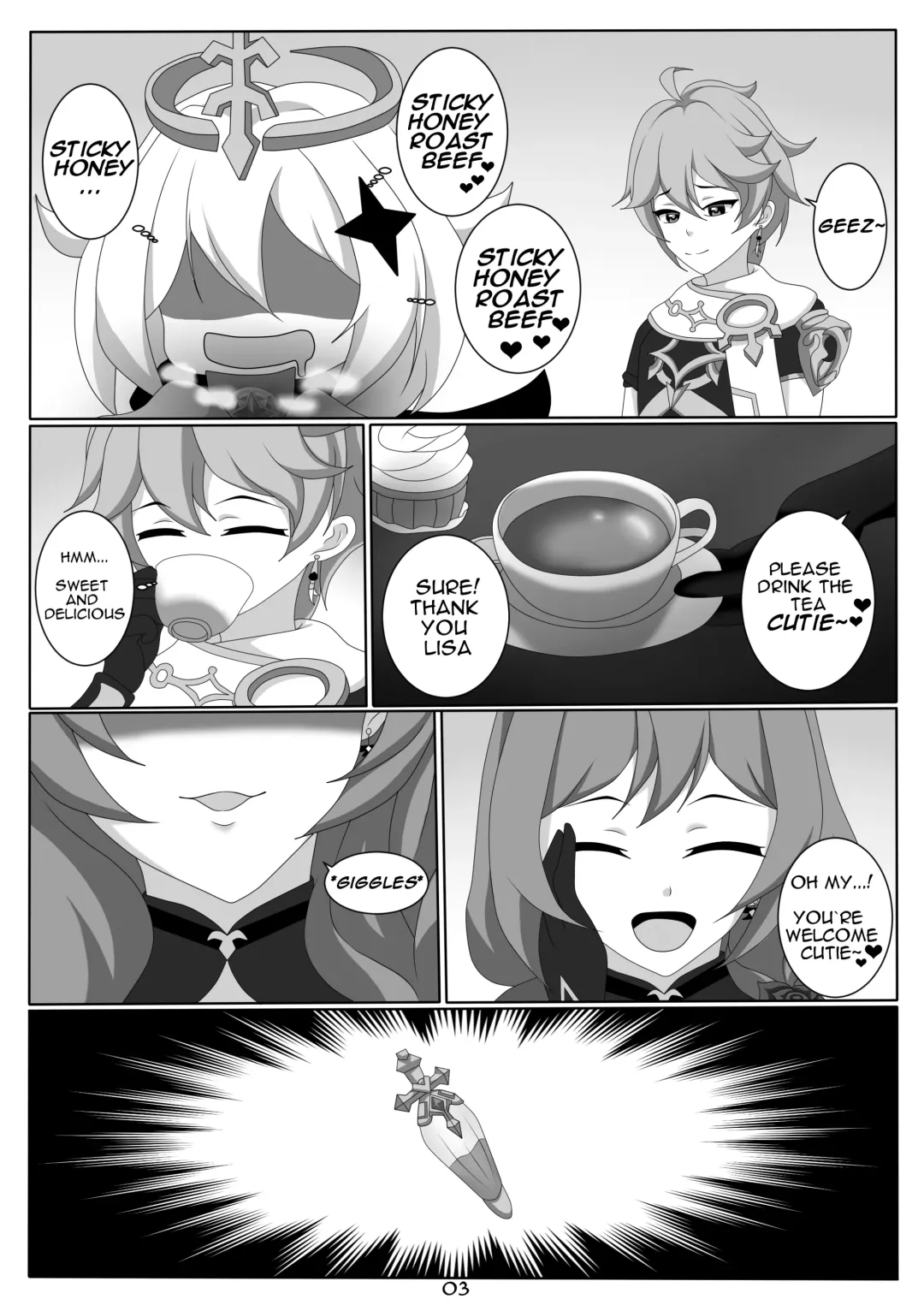 [Ecchiart] Quest Impact 2 (uncensored) Fhentai - Page 6