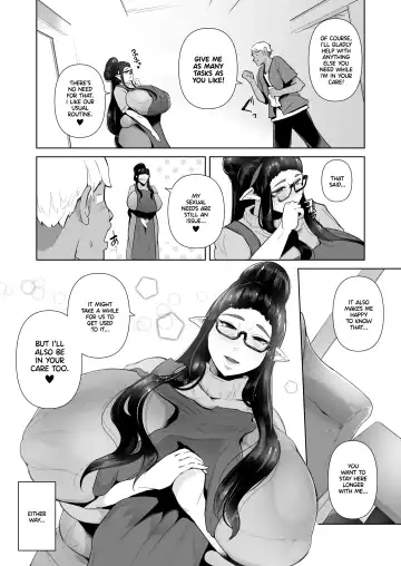[Miyashiro Yousuke] Mucchiri Dekachichi Elf no Oba-san to Ano Hi Kawashita Sukebe de Ecchi na Yakusoku | The Hot and Pervy Promise I Made to My Plump and Busty Elf Auntie Fhentai - Page 14