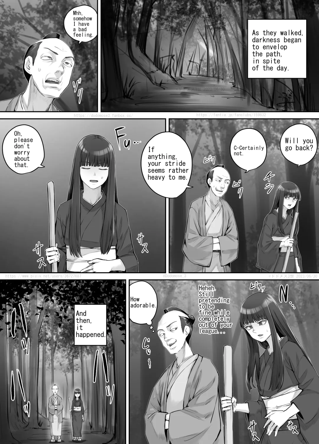 [Dodomesu3sei] Maegami Pattsun Kurokami Long no Onnanoko ga Youkai o Taiji suru Ohanashi Fhentai - Page 7