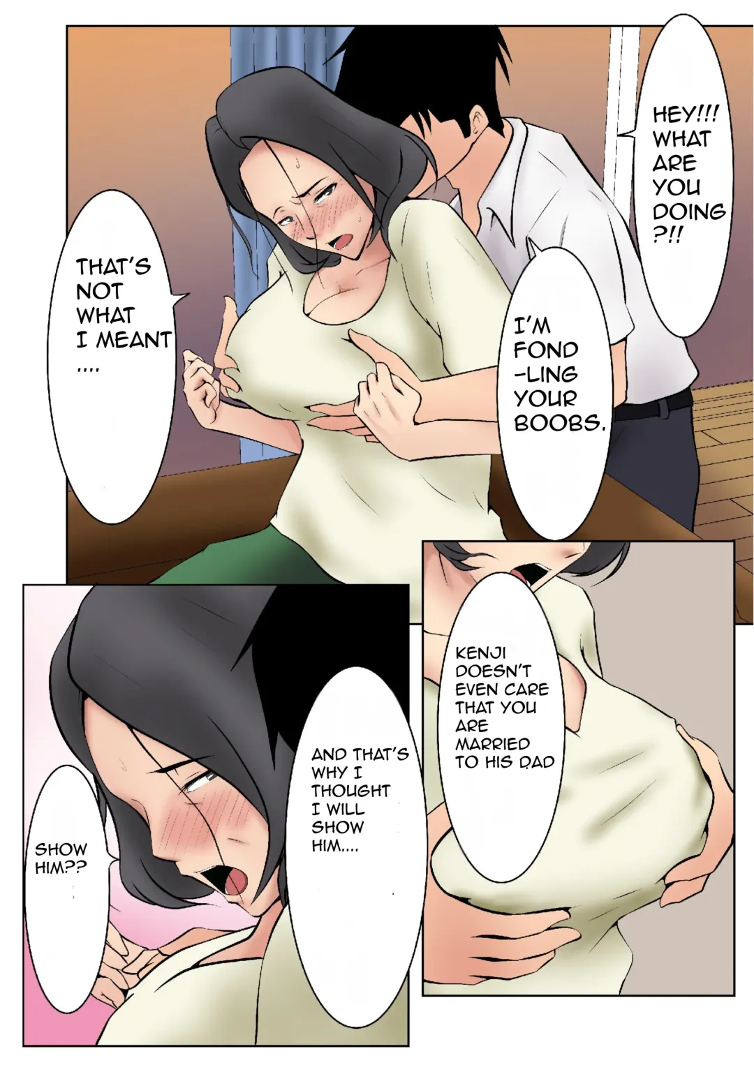 [Shimipan] Okaa-san ga Boku no Tomodachi ni... | My Step Mom and My Best Friend Fhentai - Page 18