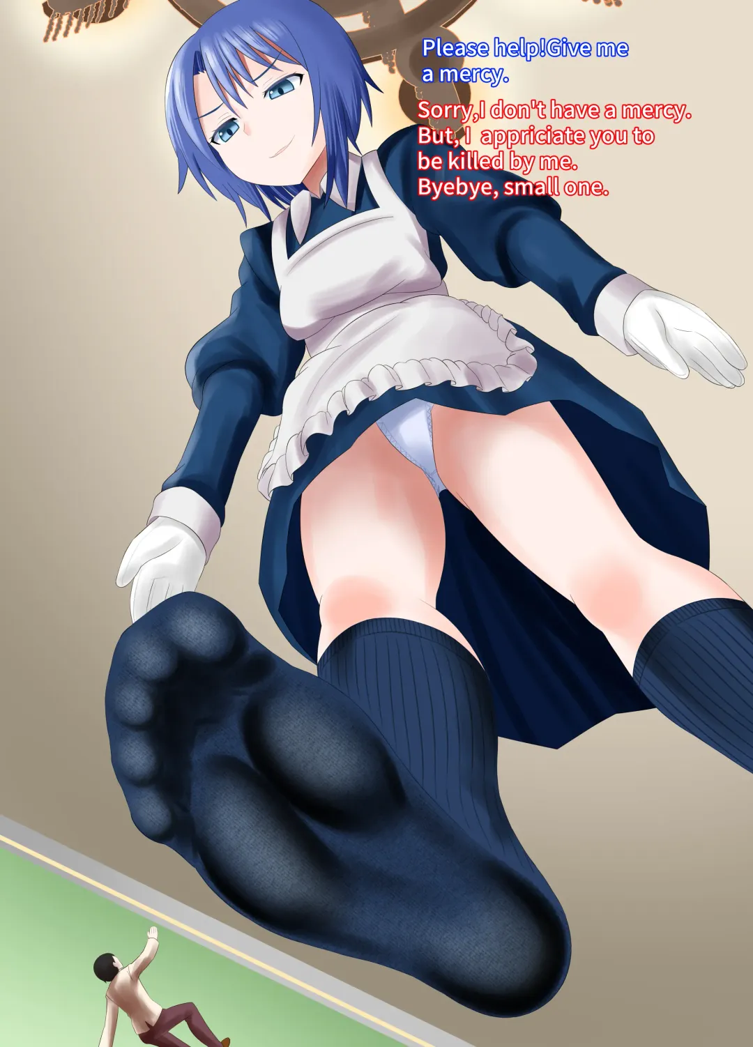 [Shivharu] Chiisai Dorobou ga Maid ni Fumitsubusareru Hanashi | The story of a little thief being trampled by the maid Fhentai - Page 14