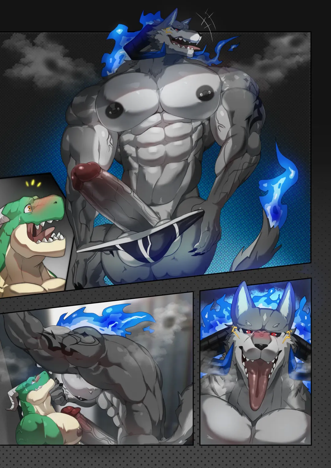 [Magangz] 2023 July 1st & 2nd Reward (No Text) - Puppet Wolf Fhentai - Page 7