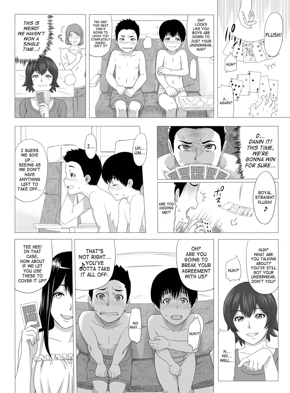 [Yoshiura Kazuya] Kimi no Chinchin Shame rasete Densha Strip Hen | Let us take photos of your dick Fhentai.net - Page 4