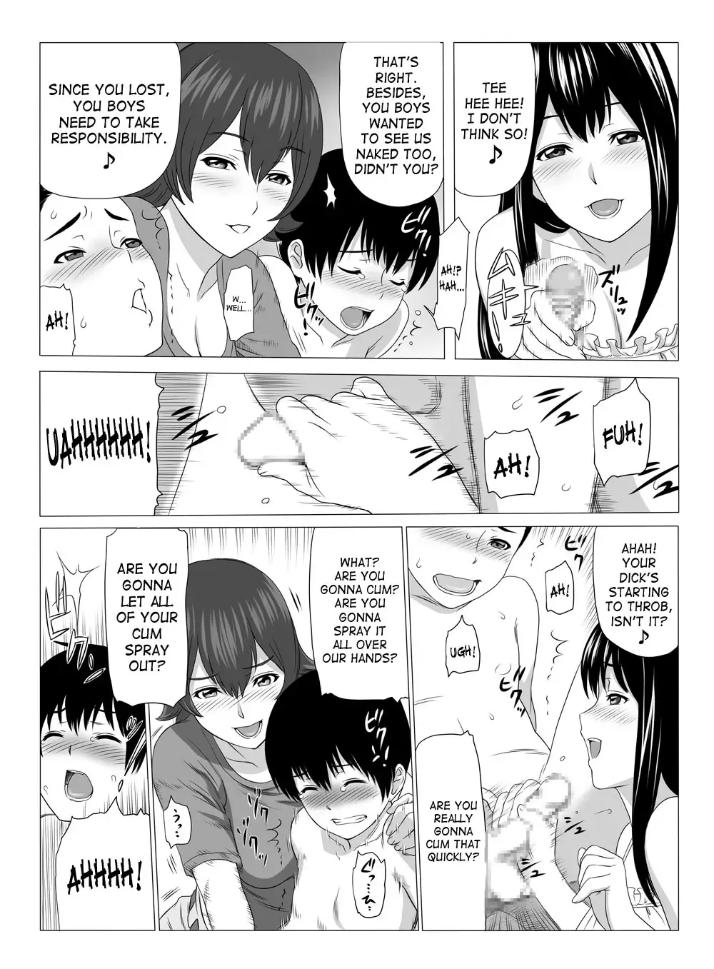 [Yoshiura Kazuya] Kimi no Chinchin Shame rasete Densha Strip Hen | Let us take photos of your dick Fhentai.net - Page 9