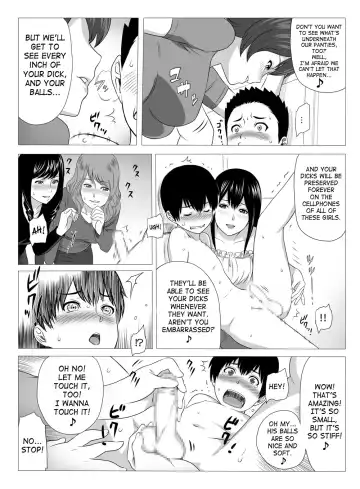 [Yoshiura Kazuya] Kimi no Chinchin Shame rasete Densha Strip Hen | Let us take photos of your dick Fhentai.net - Page 15