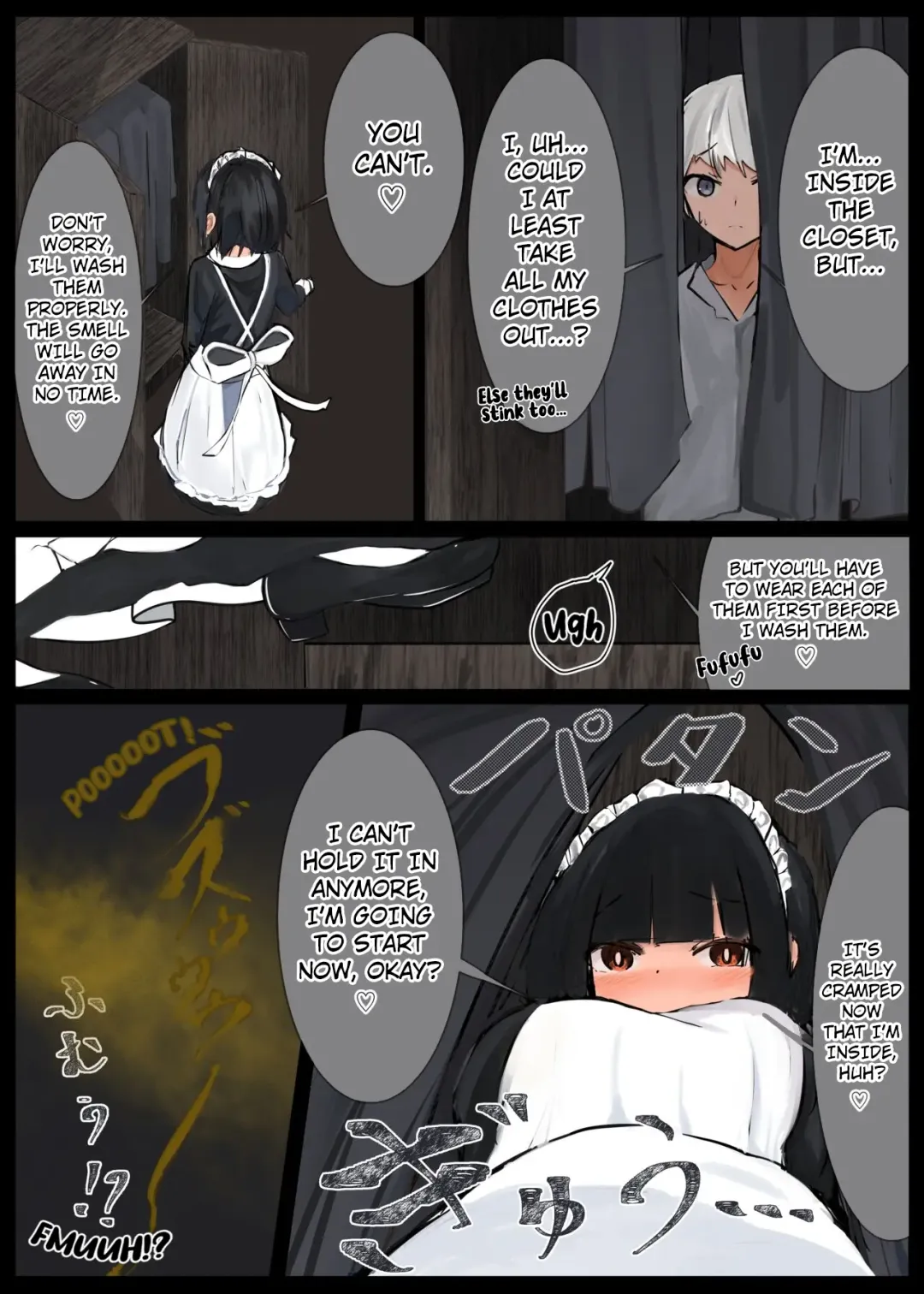 [Tsuchiro] Onara Manga - Maid to Bocchama Fhentai.net - Page 14