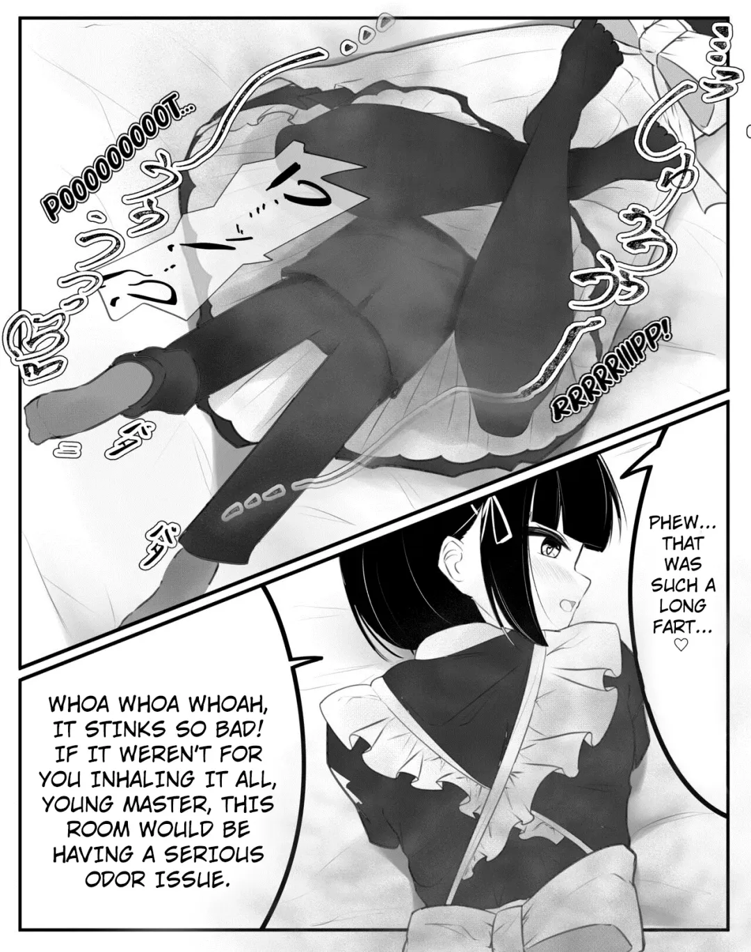 [Tsuchiro] Onara Manga - Maid to Bocchama Fhentai.net - Page 4