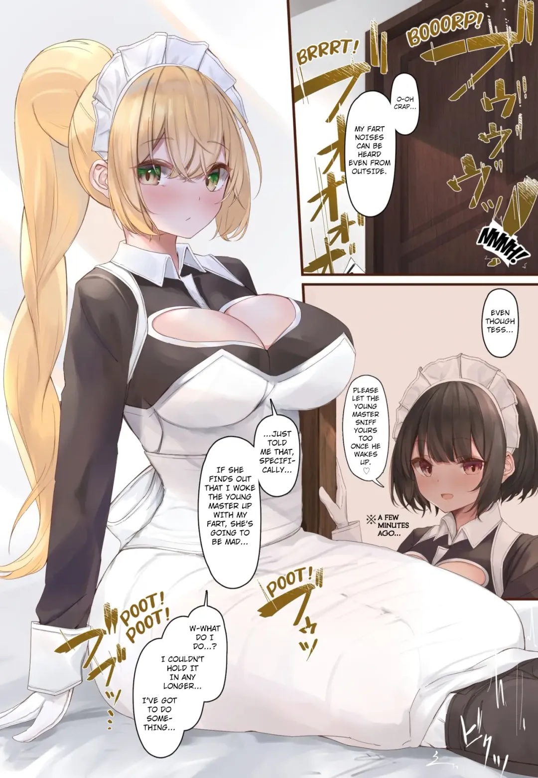 [Tsuchiro] Onara Manga - Maid to Bocchama Fhentai.net - Page 44