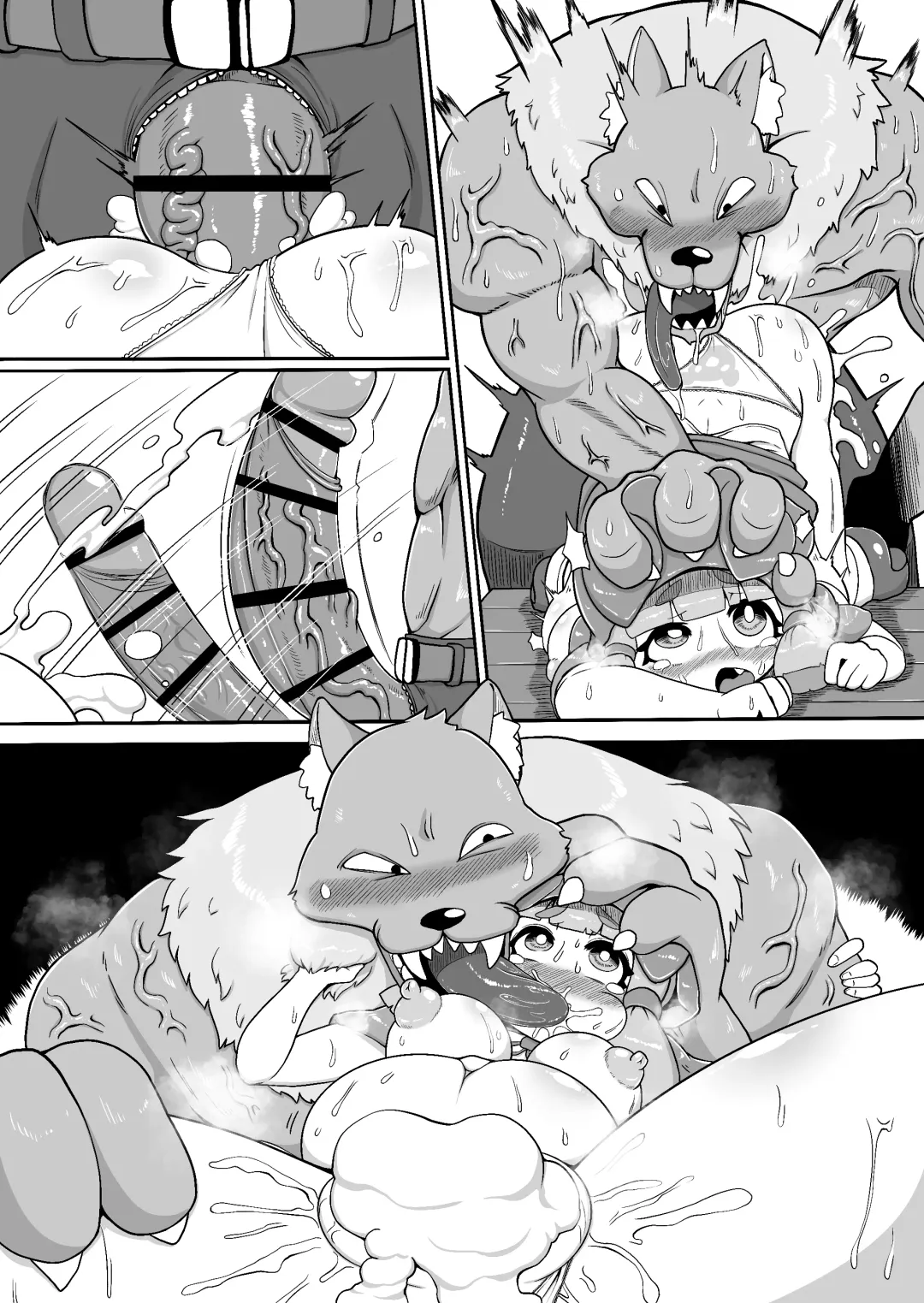 [Bugge Man] Akazukin-chan ga ōkami-san ni hageshiku okasa reru dake no manga Fhentai.net - Page 34