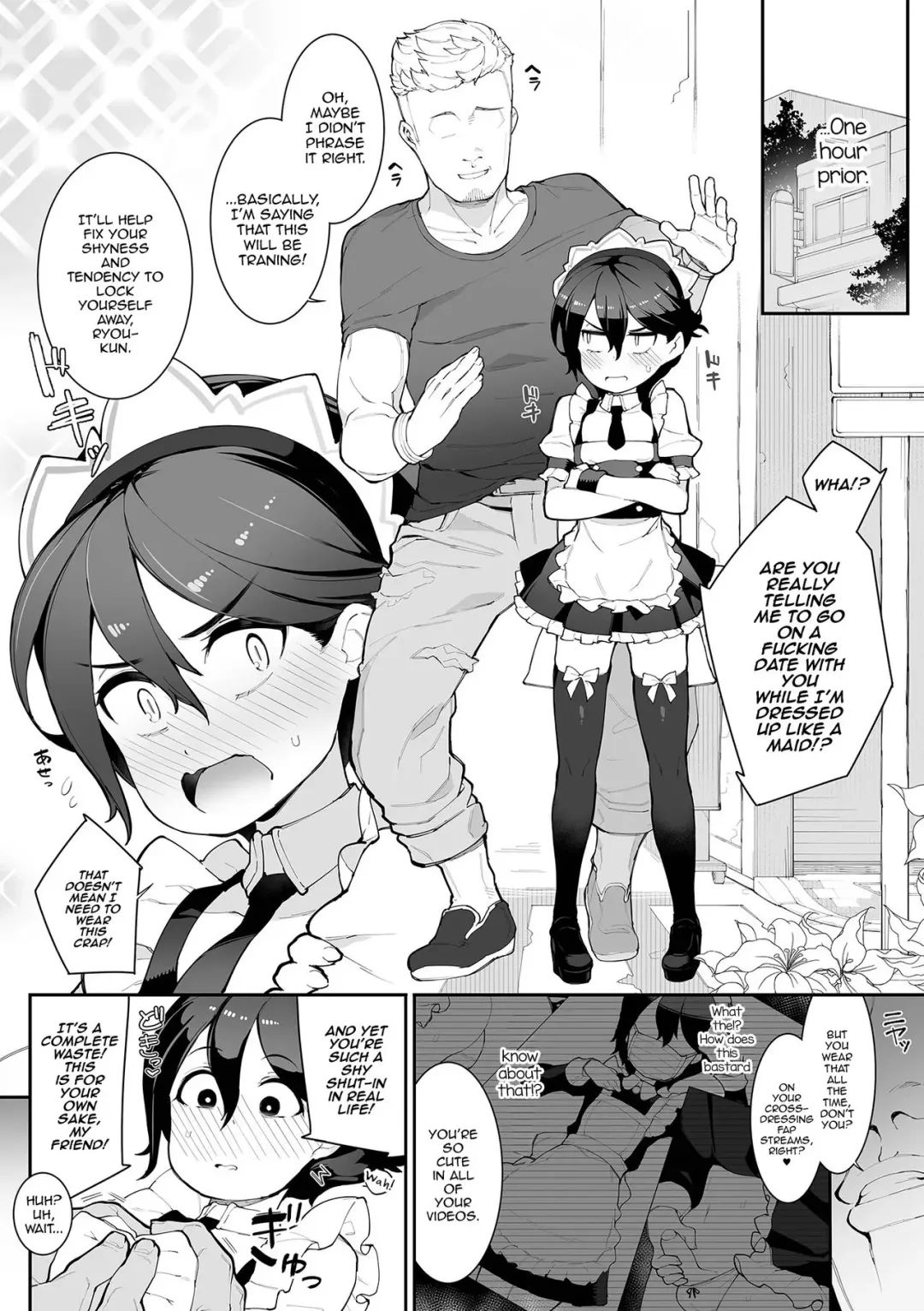 [Nyakkuru] Josou de Hanikamu Mesuochi Keikaku!? Fhentai - Page 2