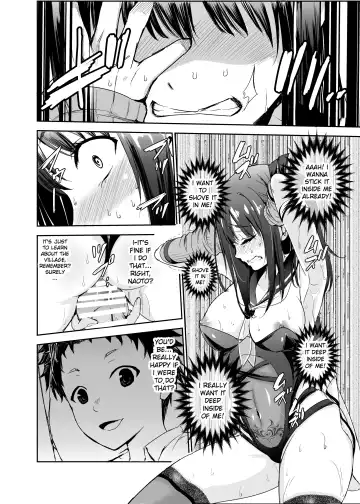[Tricky] Tsuyagari Mura 5 ~Kareshi o Mamoru Tame Hikyou no Mura de Kyousei Gohoushi & NTR Sex~ Fhentai - Page 29