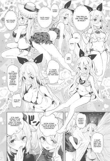 [Suzuki Toto] Yamakaze-chan to Private Beach de Yuuwaku Kozukuri Sex Fhentai - Page 3