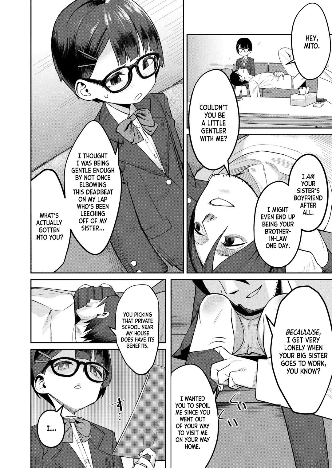 [Miyazen] Himo to Seifuku｜The Deadbeat and the Uniform Fhentai - Page 2