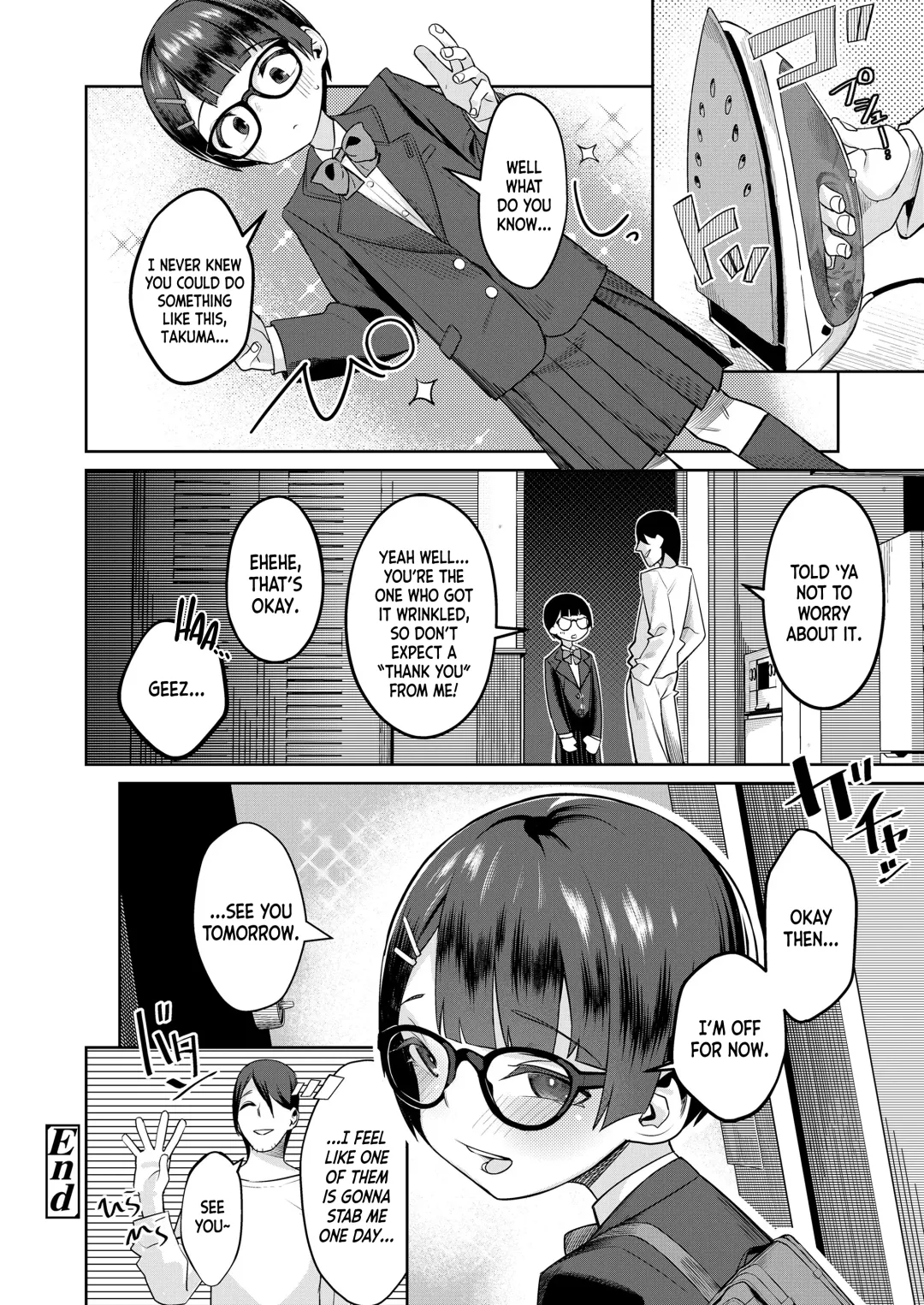 [Miyazen] Himo to Seifuku｜The Deadbeat and the Uniform Fhentai - Page 24