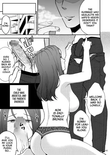 Sabishii Haha no Nagusamekata ~ Watashi o Onaho ni Shite Kudasai 2 | How to Comfort a Lonely Mother - Please Make Me Your Onahole 2 Fhentai - Page 46