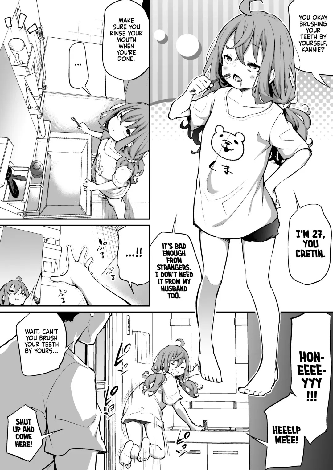 Read [Airandou] Shinchou-sa Max Fuufu 2 | Extreme Height Gap Couple 2 - Fhentai.net