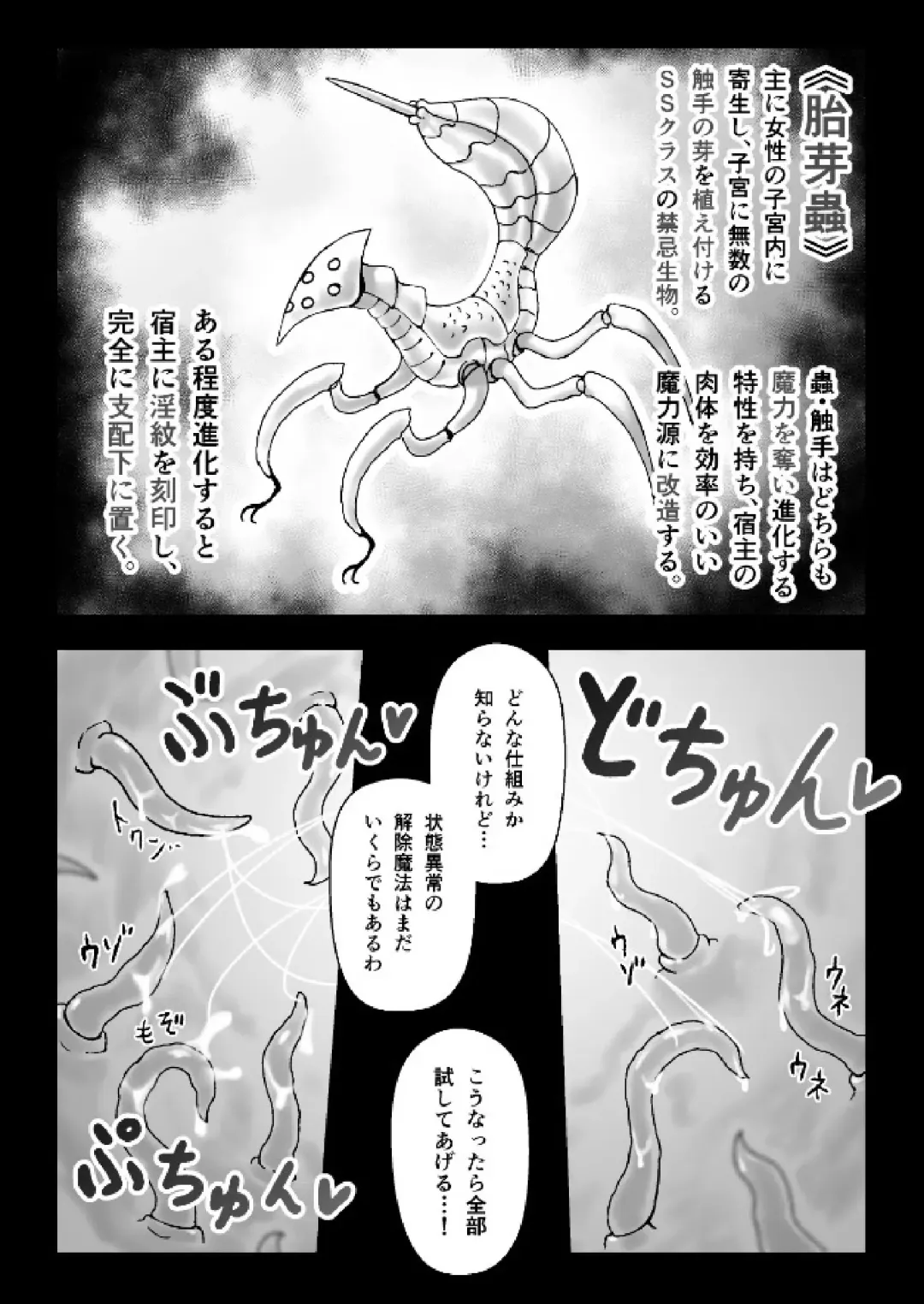 [Hitomi] Majo ga Shokushuu to Mushi ni Kisei Sarete Shikyuu to Jinsei o Mechakucha ni Sareru Hanashi Fhentai - Page 10