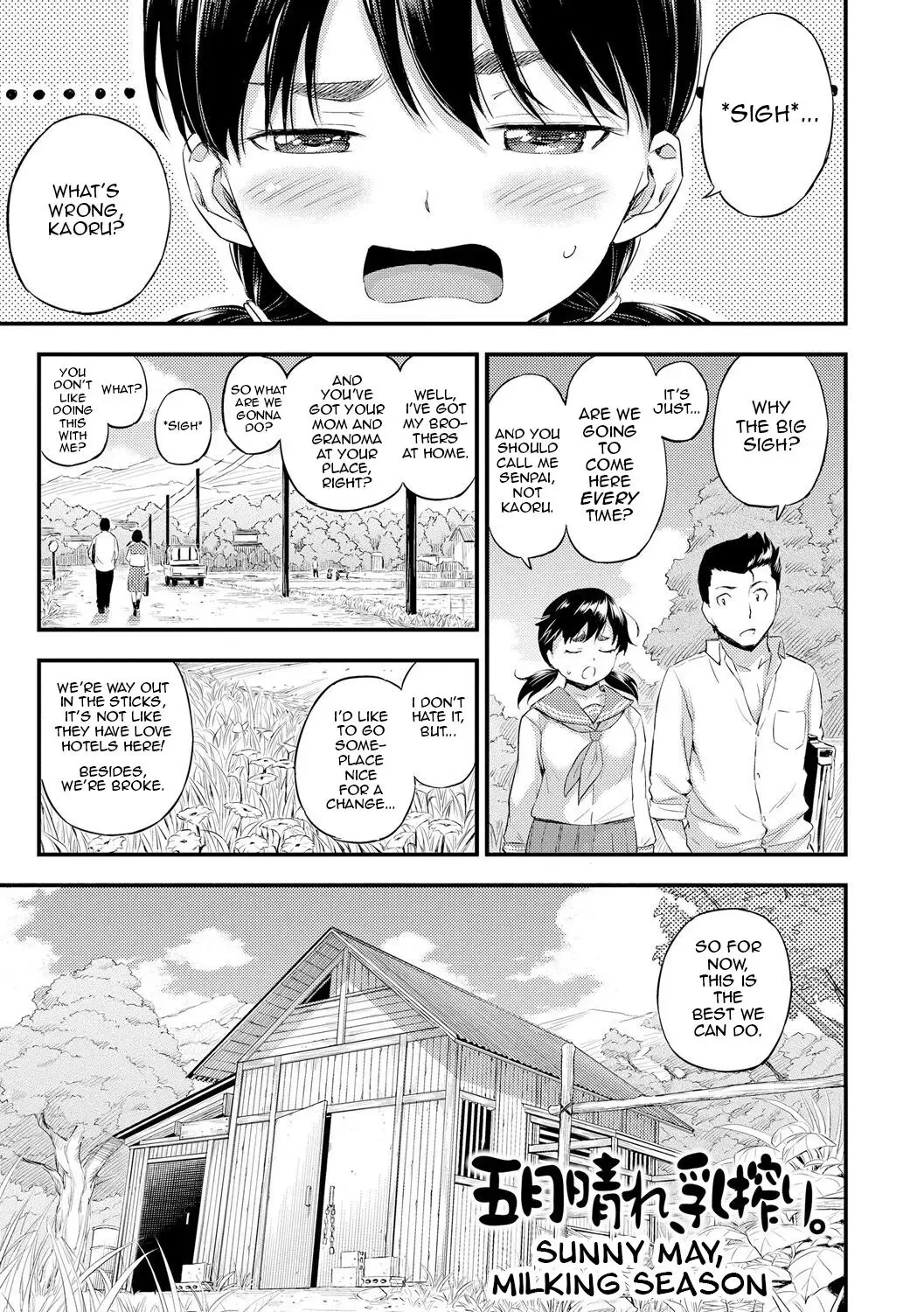 Read [Higashino Mikan] Satsukibare, chichishibori | Sunny May, Milking Season - Fhentai.net