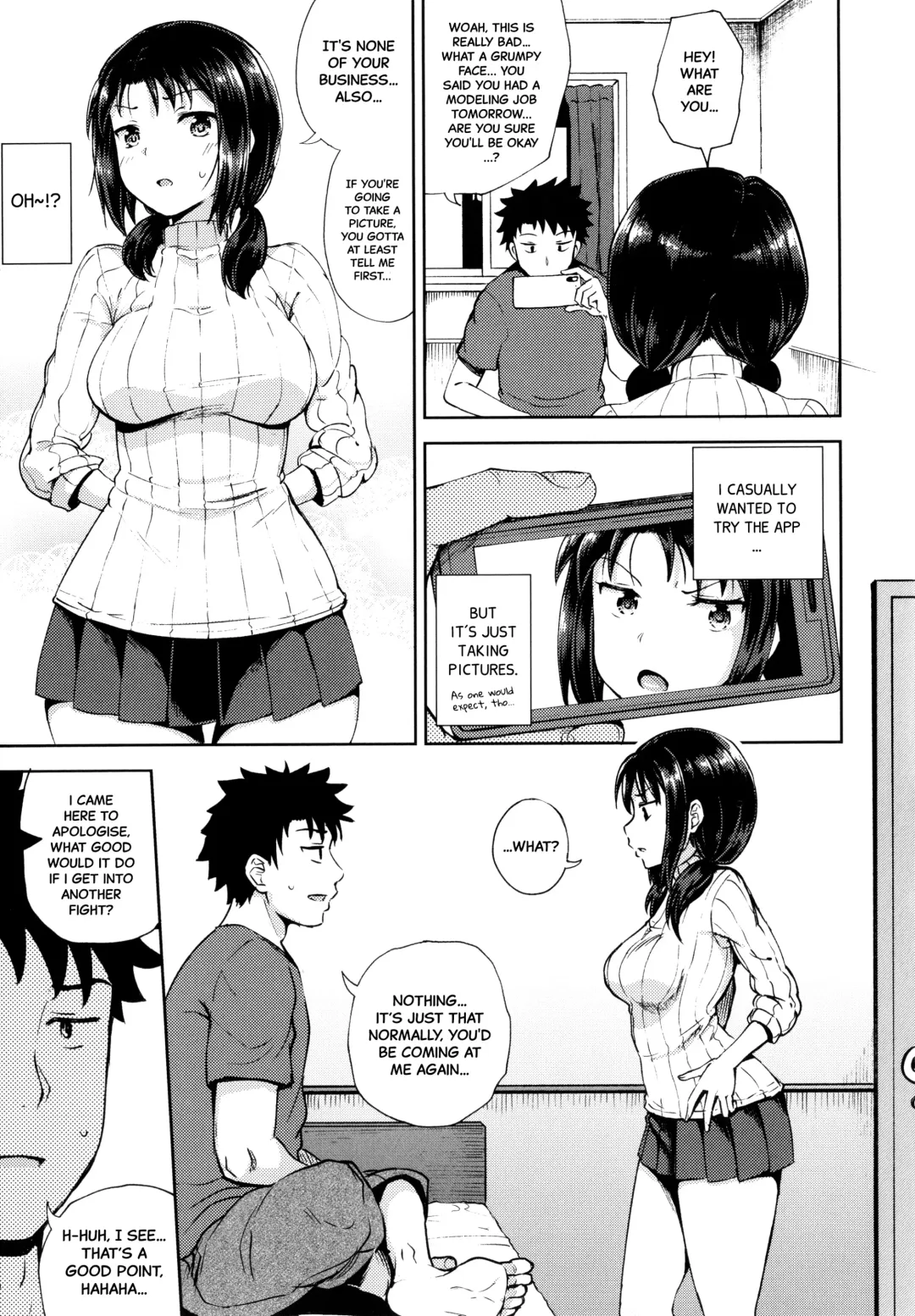 [Poncocchan] Yarashii Kibun ni Naru Appli Ane to Ore to Imouto to Fhentai - Page 10