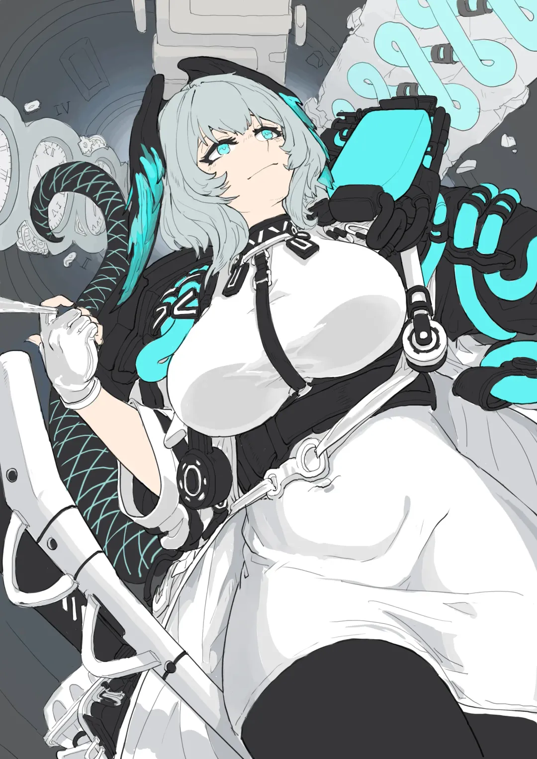 惜蛇鳞凤羽（明日方舟霍尔海雅同人H) Fhentai - Page 2