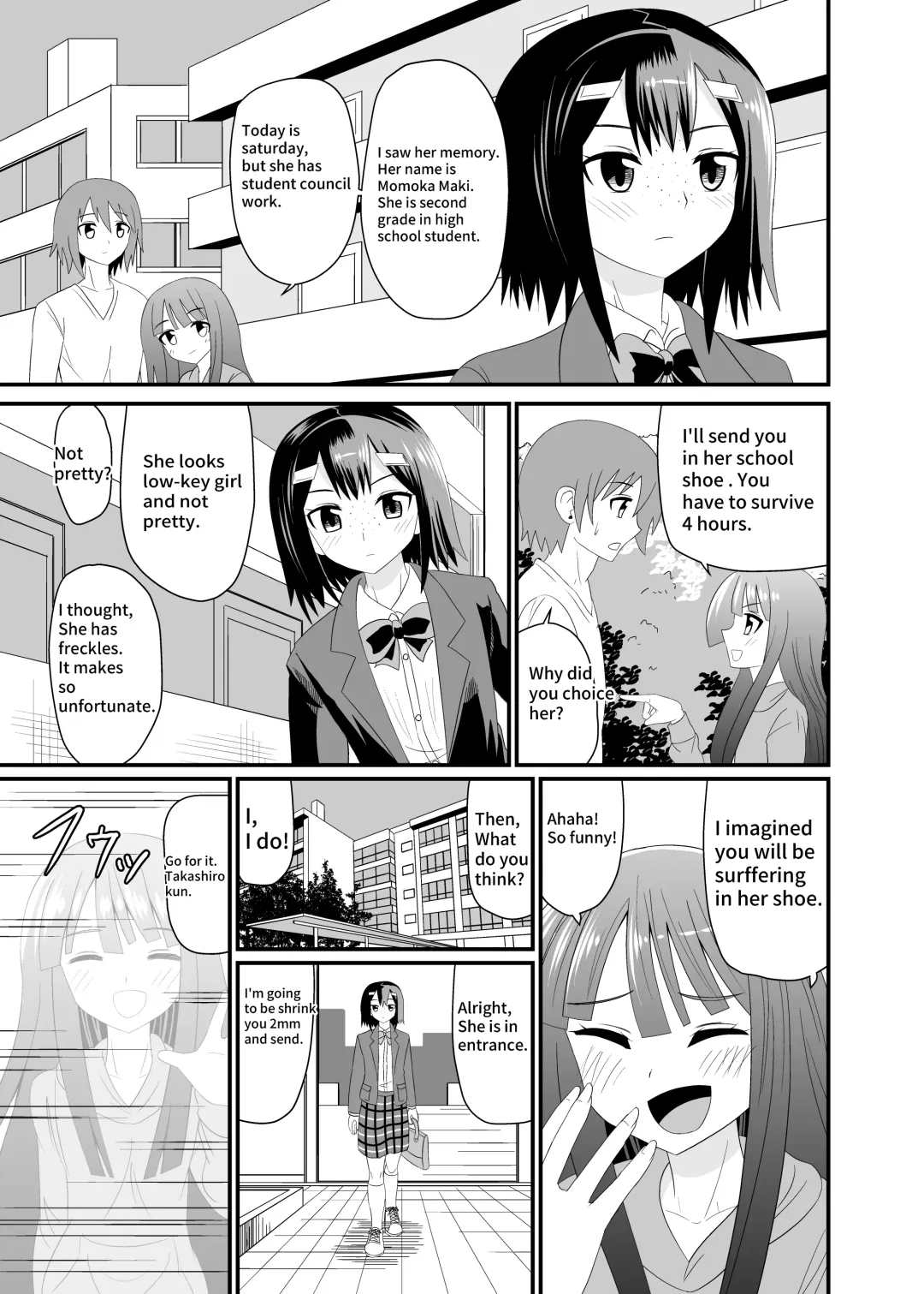 [Shivharu] In the shoes of a Plain Girl Fhentai - Page 4