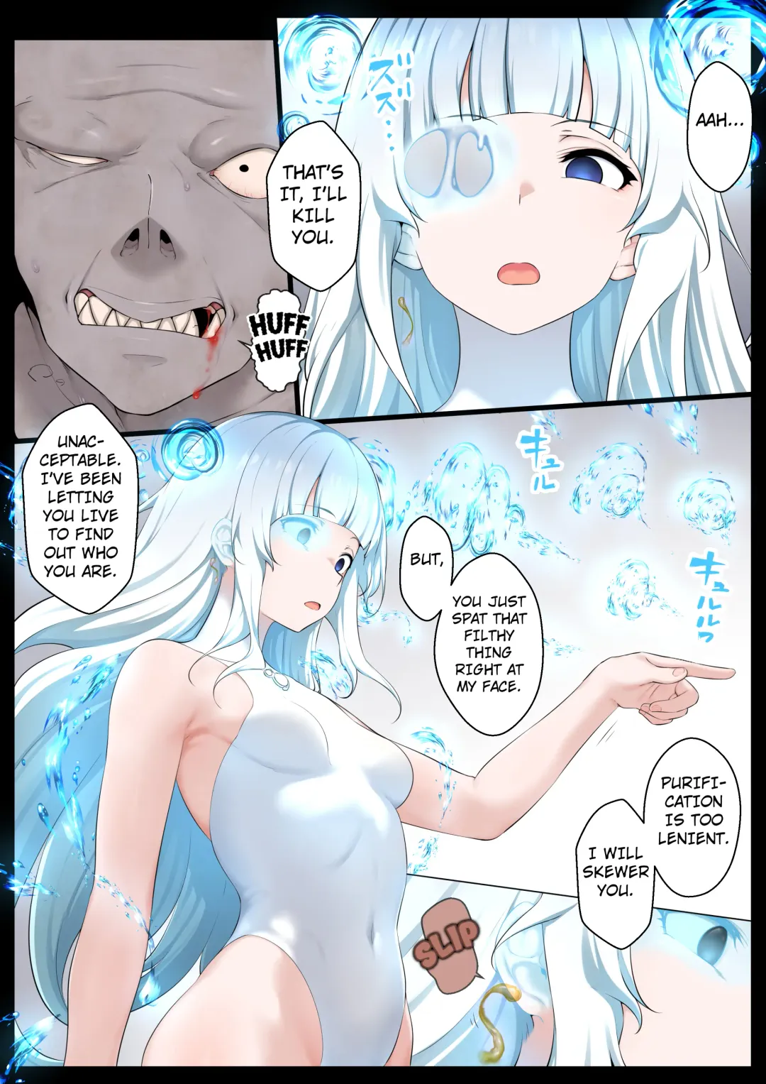 [Kyouan] Mizu no Mahou Shoujo VS Slime Kaijin Fhentai - Page 9