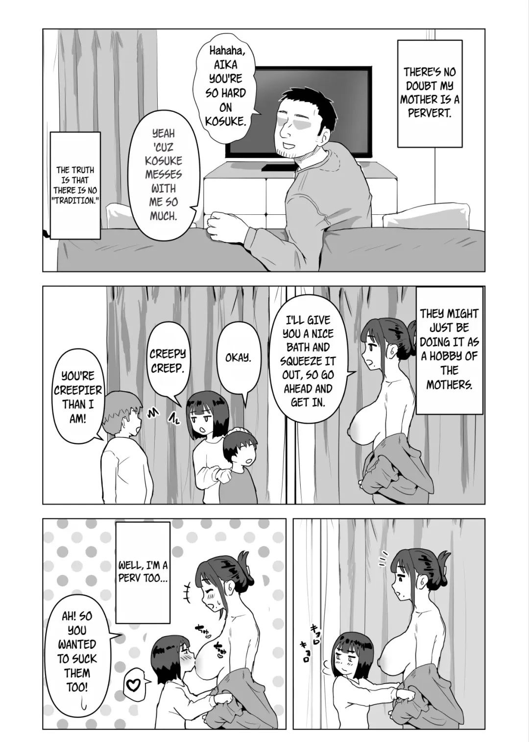 Uchi de wa Kazoku Sex wa Joushiki Rashii | In My House, Family Sex Is the Norm Fhentai.net - Page 14