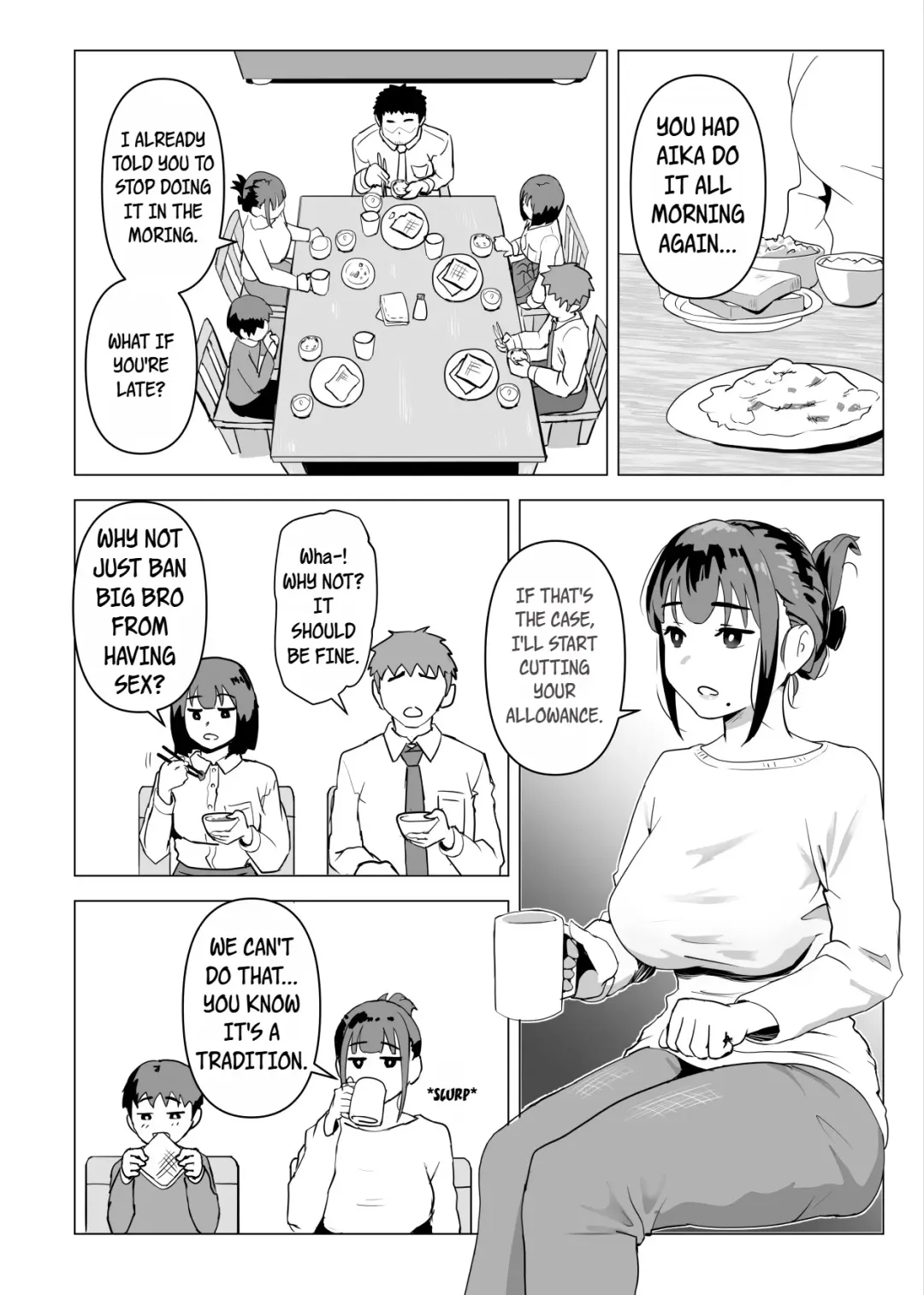 Uchi de wa Kazoku Sex wa Joushiki Rashii | In My House, Family Sex Is the Norm Fhentai.net - Page 7