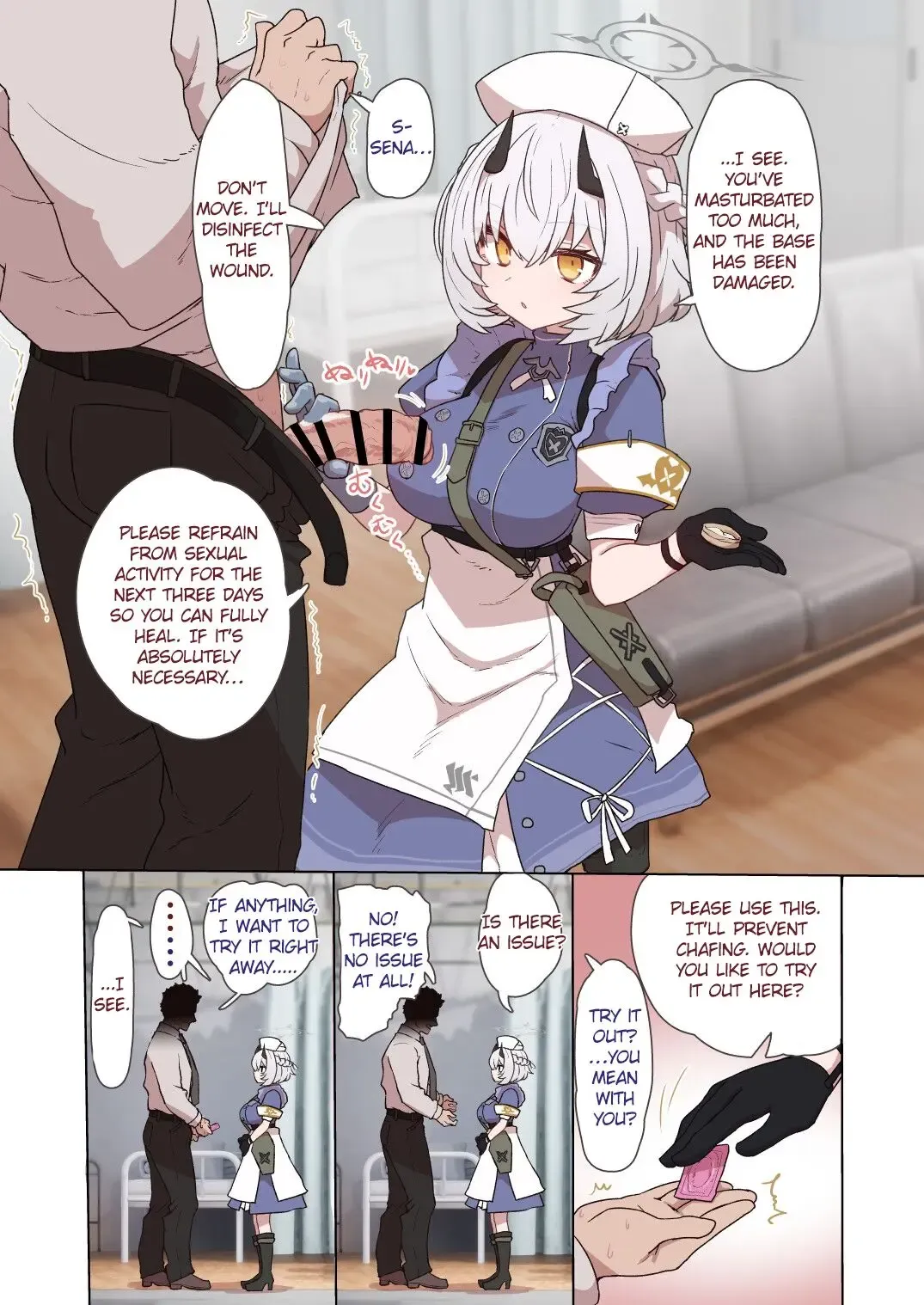 [Sena - Sumiyao] Himuro Sena Condom H Jisshuu | Condom Training with Himuro Sena Fhentai - Page 2