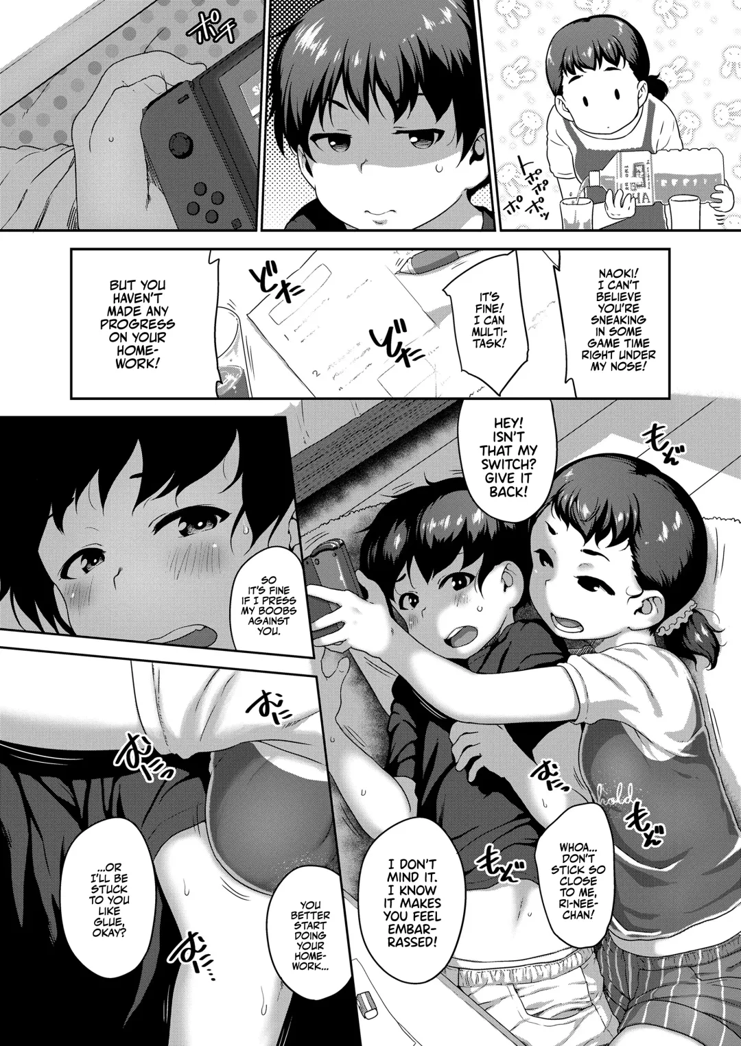 [Chiguchi Miri] Onee-chan wa Tada Momu Dakejanai! | A Big Girl's Titties Aren't Just for Show! Fhentai - Page 2