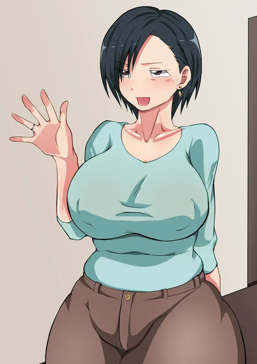 Boku no Mobugao Obasan ga Erosugite Fhentai - Page 7