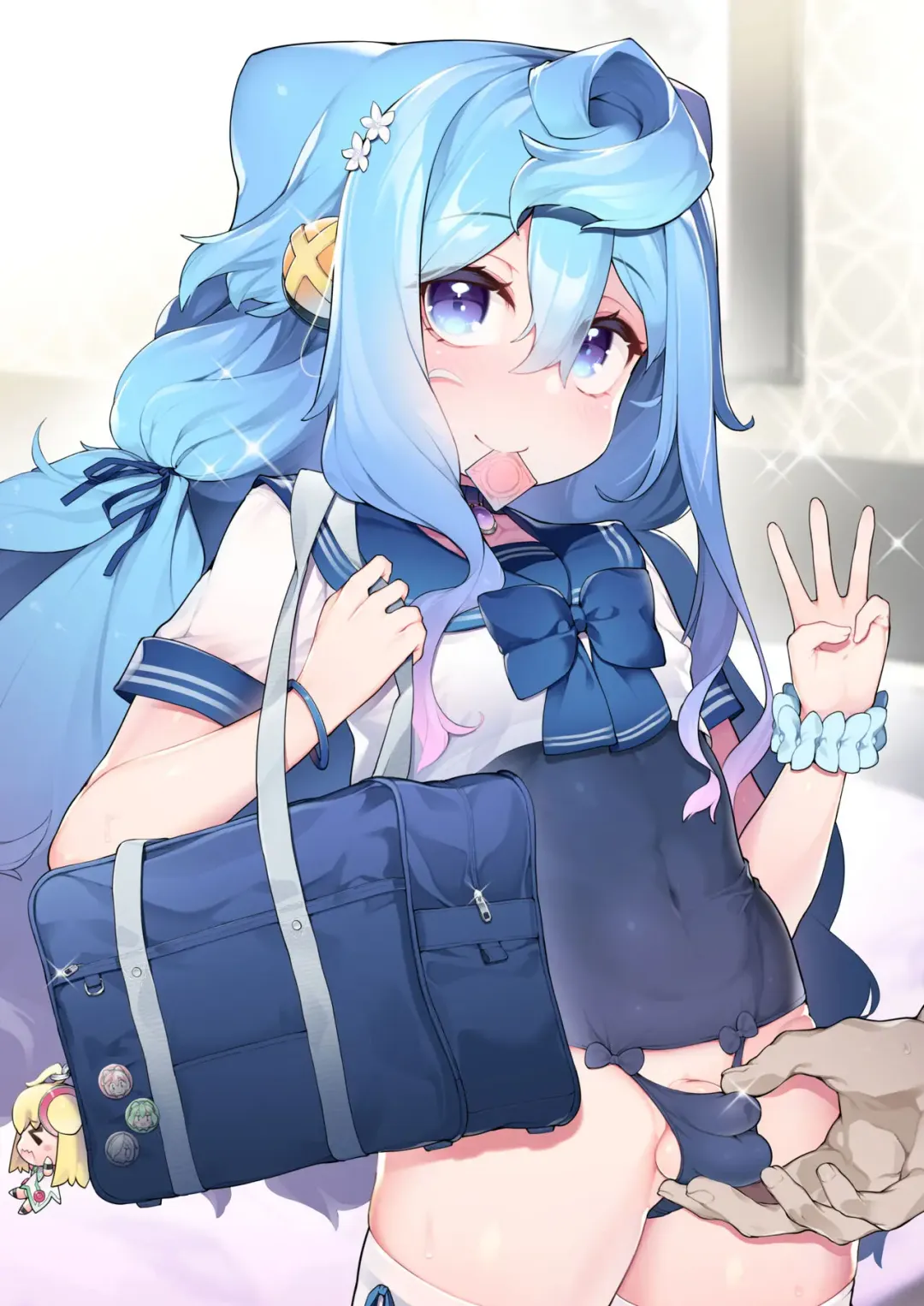 [Nyakkuru] Gacha-dai o Kasegu tame ni Homo PapaKatsu o suru 3-gou-kun no Hanashi Fhentai - Page 11