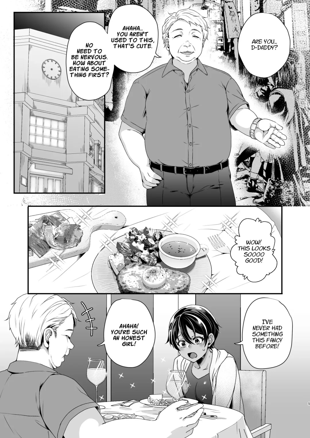 [Sake-chan] Boyish JK Papakatsu ni Ochiru | Boyish JK Corrupted By A Sugar Daddy Fhentai - Page 4
