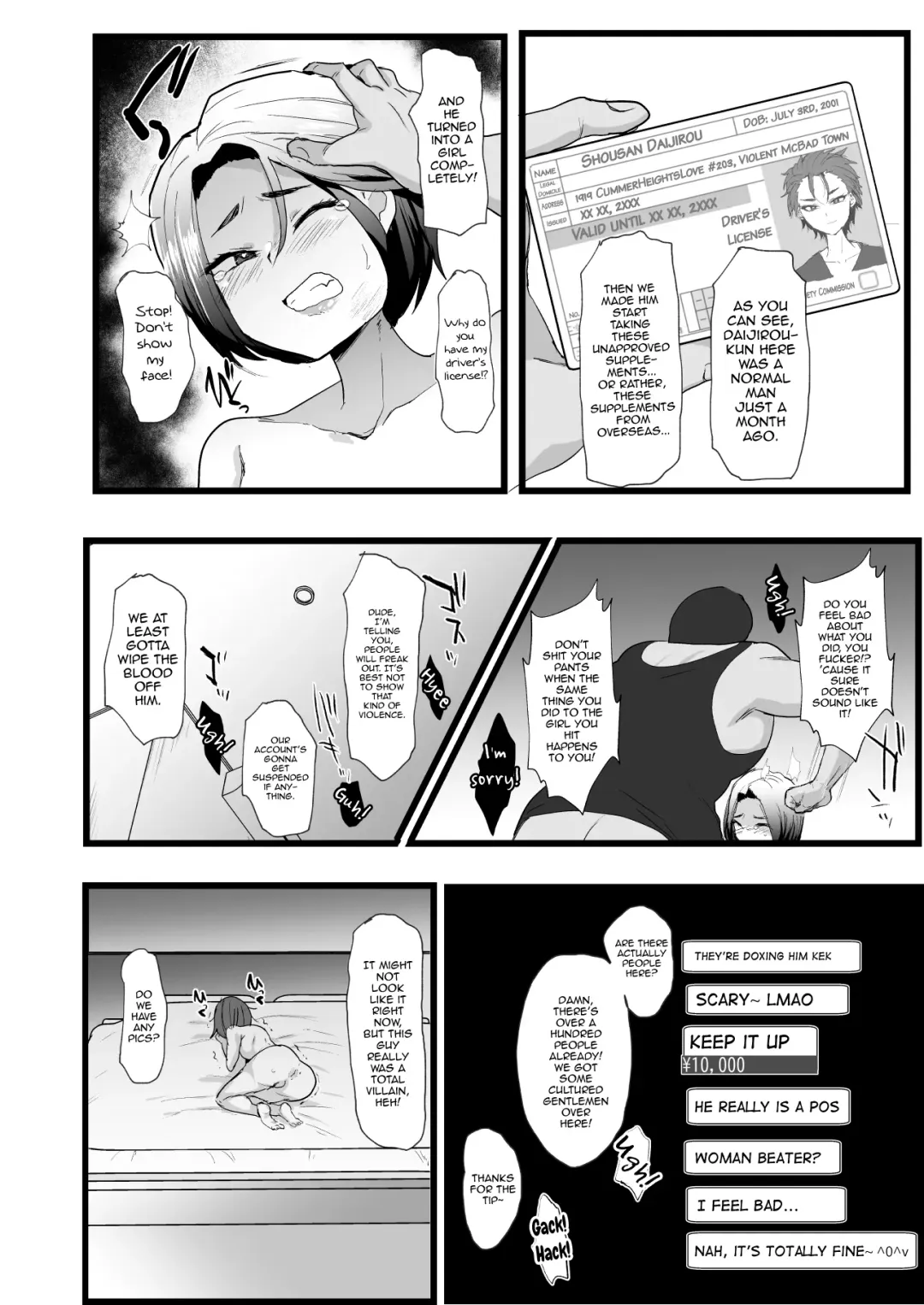 [Takashi] Kuzu Ikemen Kyousei Mesu Ochi Namahaishin Fhentai.net - Page 3