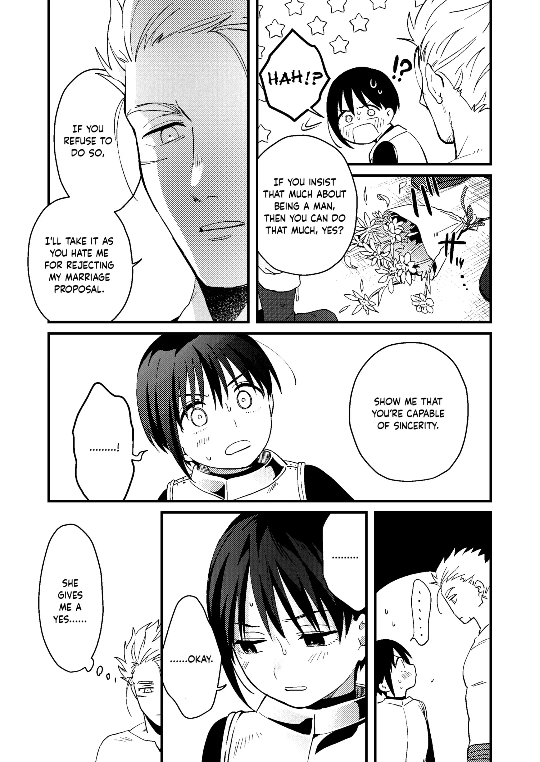 [Natsuo Tsunao] Sekai ga Heiwa ni Natta node Yuusha (Jitsu wa ♀) ni Kyuukon Shita Kekka | Marriage Proposal to the Hero (Actually ♀) When the World Is at Peace Fhentai - Page 11