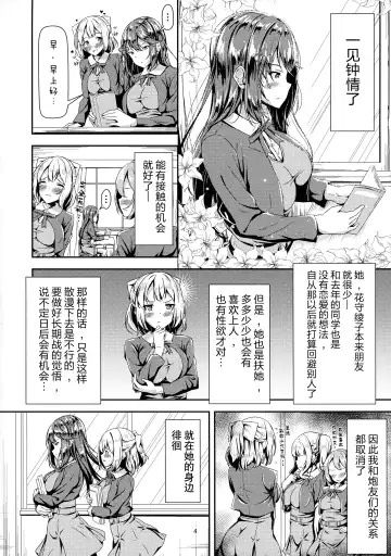 [Sankurowa] Kurokami LONG Futanari-chan to Jyunai SEX ga Shitaii! Fhentai - Page 4