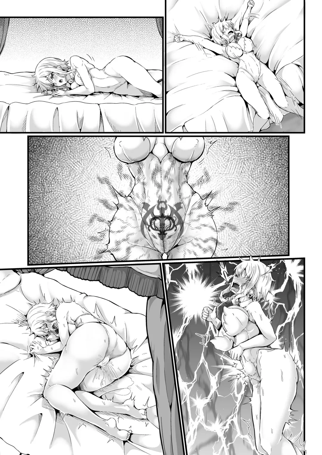 [Misakana] Shinmai Megami no Oshigoto wa Tsurai -Fuuin shita Ero Majin ni Seiheki o Utsusarete Maso Mesu Hentai Megami ni Narimashita- Fhentai.net - Page 40