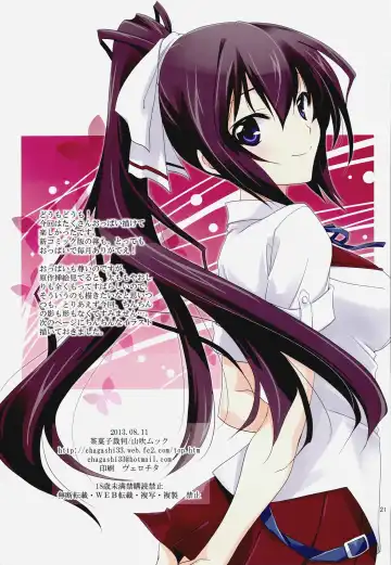 [Yamabuki Mook] Burst Up! Infinite Stratos FAN BOOK Fhentai.net - Page 21