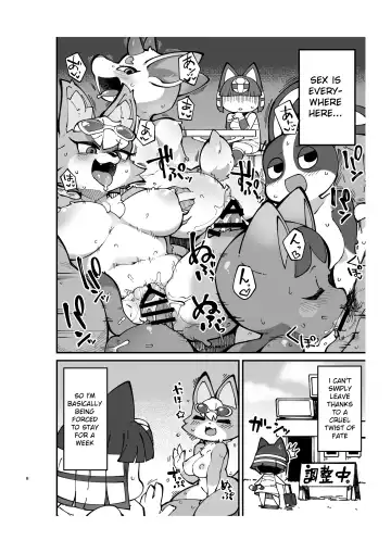 [Fukurou] Soku Hame!! Mesukemo no Mori 2 | Furry Crossing Greet and F*ck!! 2 Fhentai - Page 7