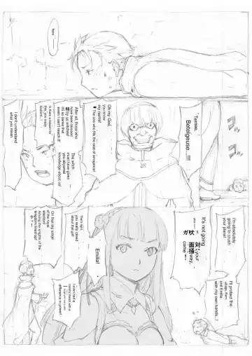 [Fujiwara Shunichi] Emilia Kumo Ito Kousoku Manga (Re: Zero kara Hajimeru Isekai Seikatsu) google translate Fhentai - Page 9
