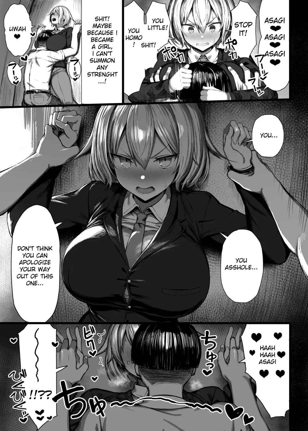 [Great Mosu] Ijimekko, Onna ni Naru. | My Bully, Turned Into A Girl. Fhentai - Page 8